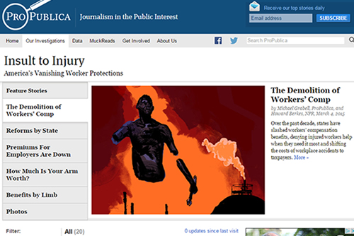 Workers’ Compensation Series by ProPublica